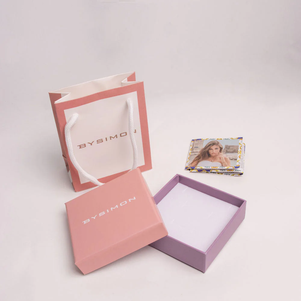 BYSIMON Bracciale in Argento 925 con corno quadrifoglio e ferro di cavallo 1702527 - immagine 4