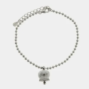 BYSIMON Bracciale in Argento campanella bianca Capri 1702551