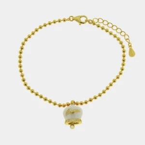 BYSIMON Bracciale in Argento campanella bianca 1702552