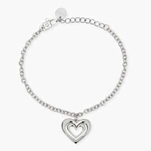 Bracciale regolabile con ciondolo cuore Style 27 831079