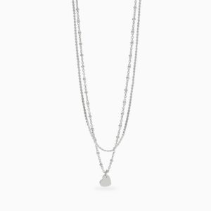 Collana Donna Kidult con catene e ciondolo cuore Style 851047