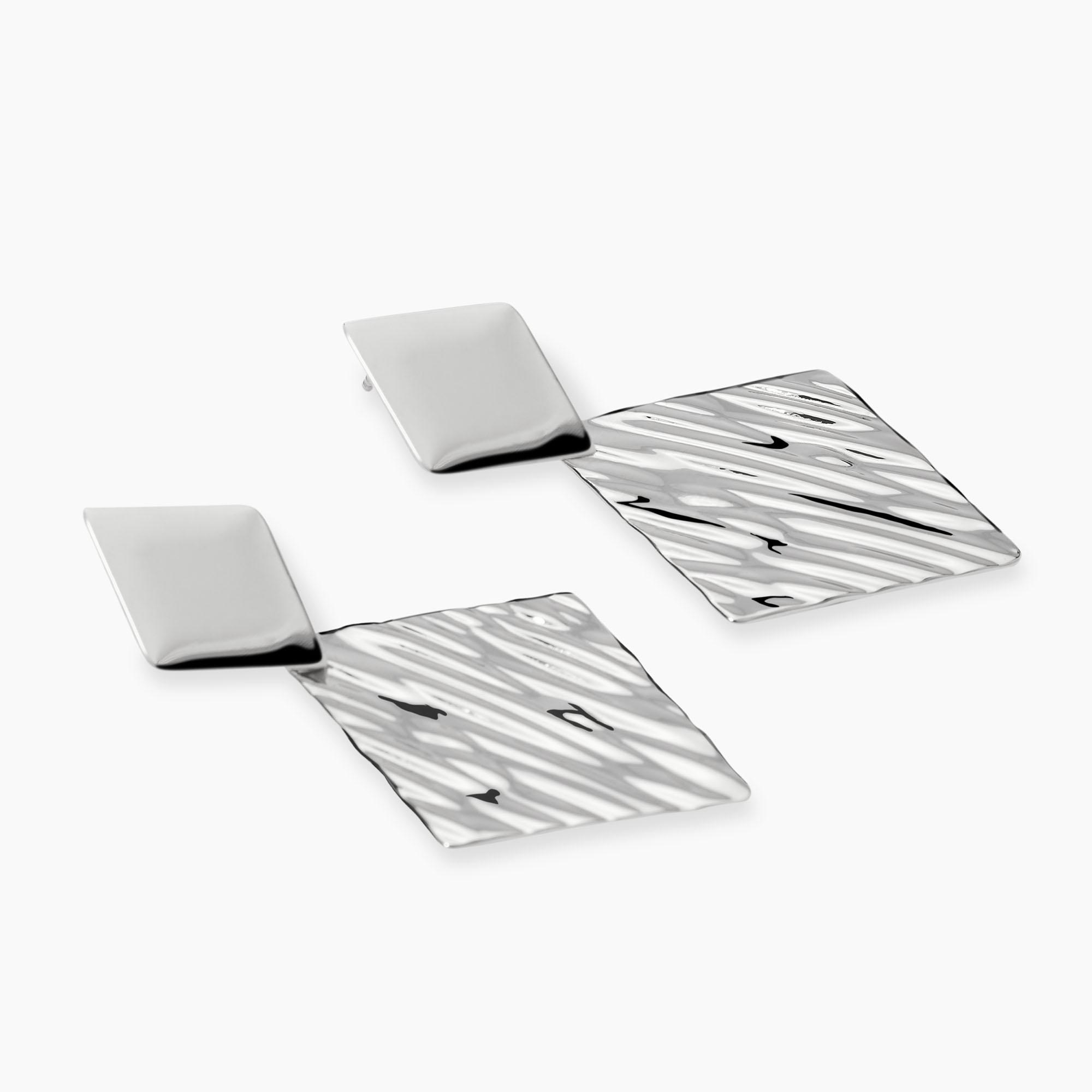 Orecchini Kidult con pendenti martellati Style 861057 - immagine 2