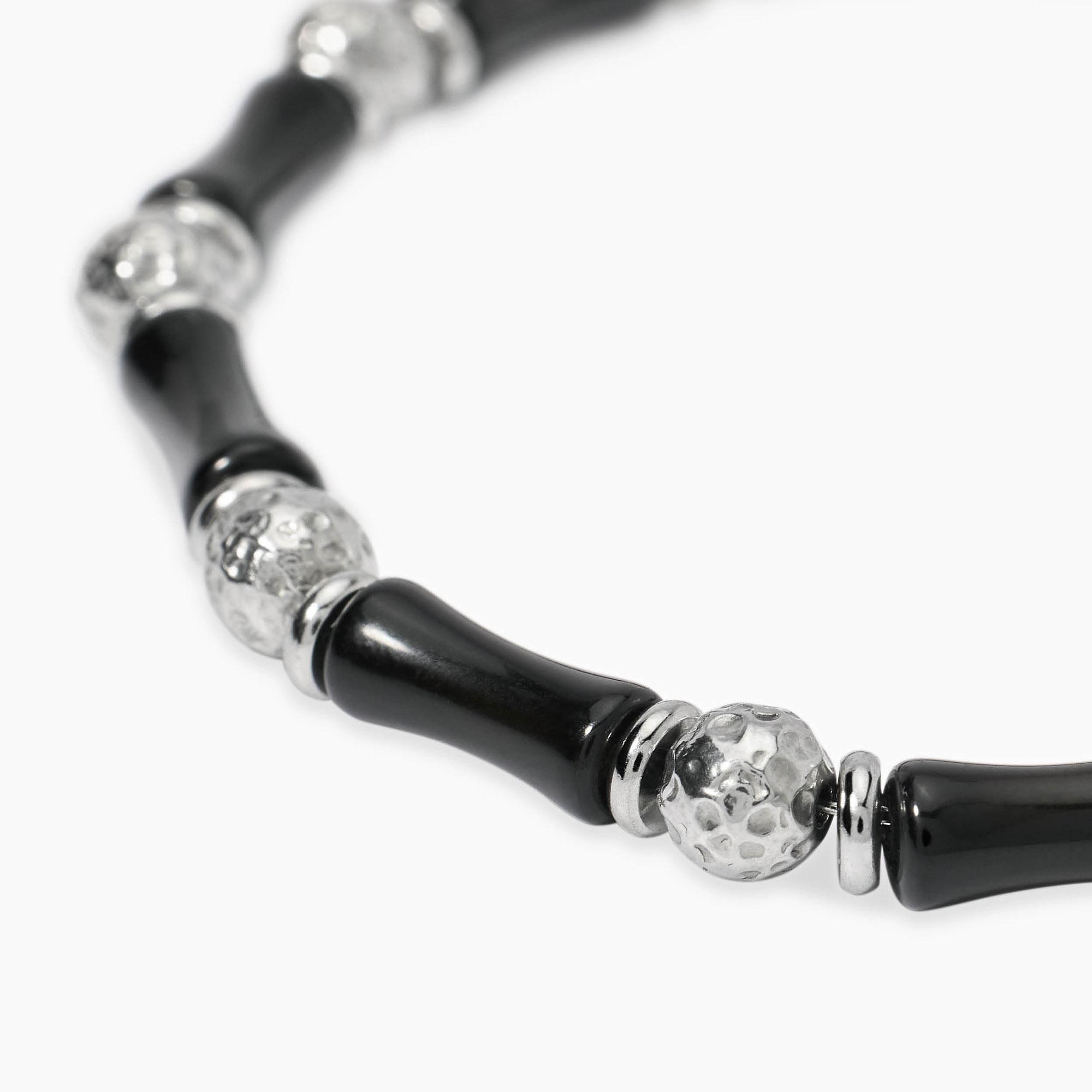 Bracciale Uomo Kidult in acciaio e ossidiana Style 32 831137 - immagine 3