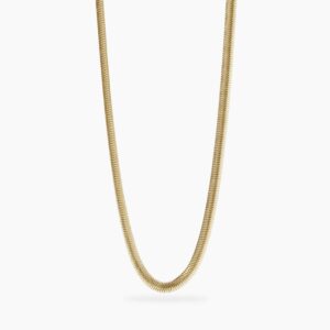 Collana Uomo dorata Kidult con catena snake Style 851086