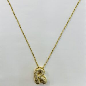 Collana con iniziale dorata Maxi Gioielli Capretti 23126