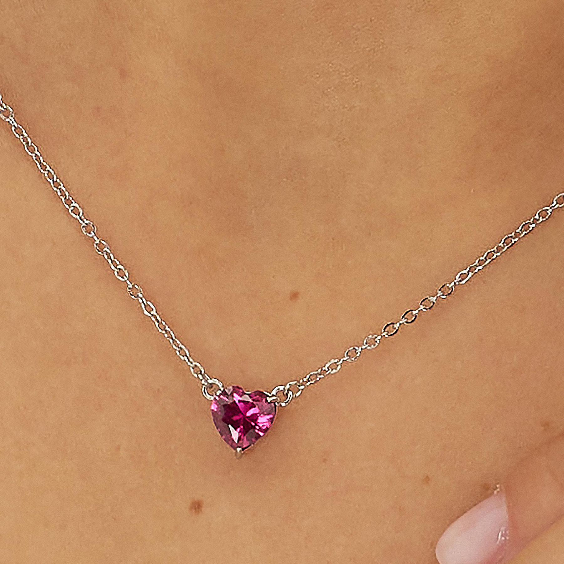 Collana Donna a forma di cuore Gioielli Sagapò Dazzly SDZ58 - immagine 3