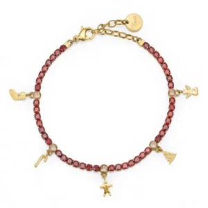 Bracciale Donna Tema Natalizio Gioielli Brosway Desideri BEI041
