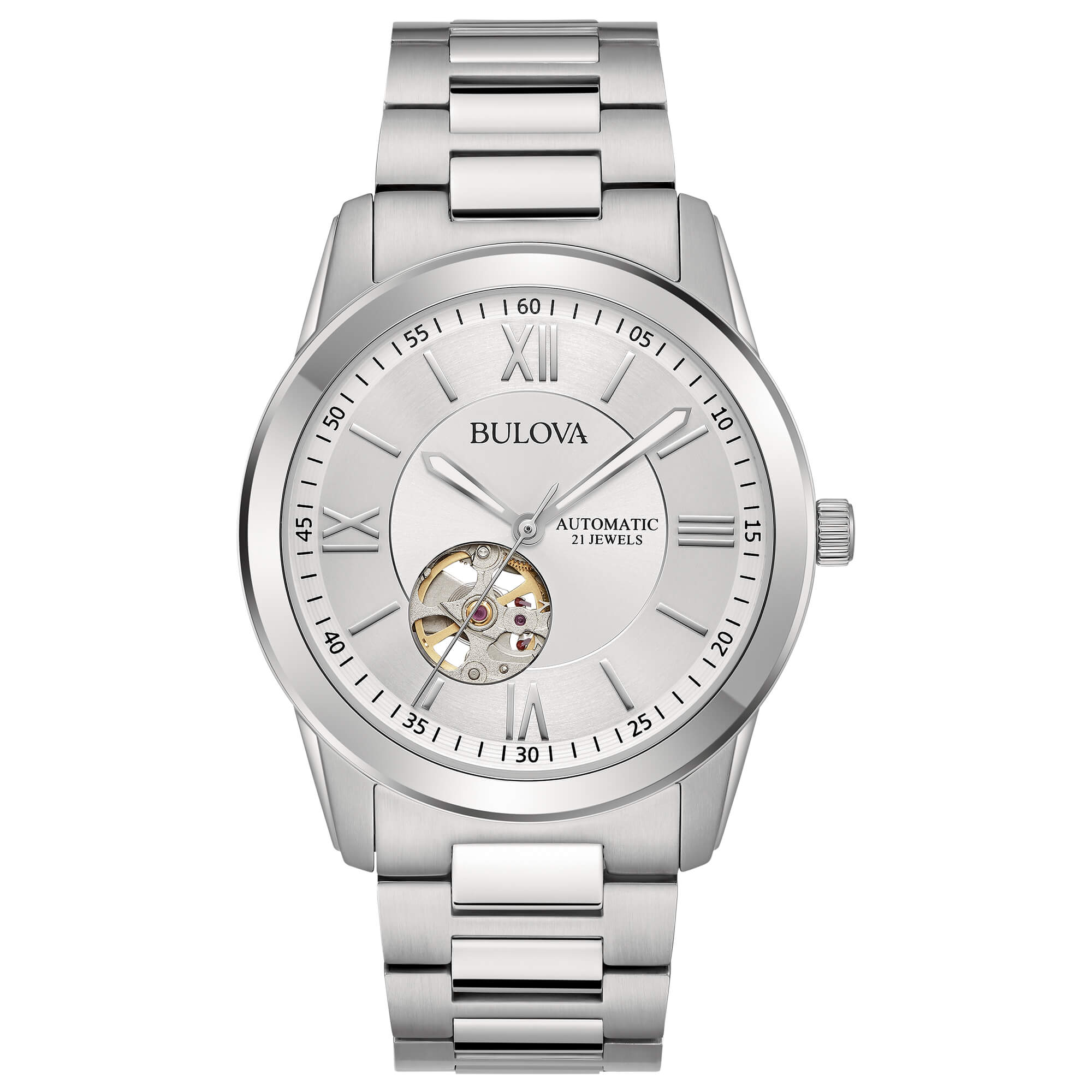 Bulova Collezione Classic Automatic Open Heart 96A280