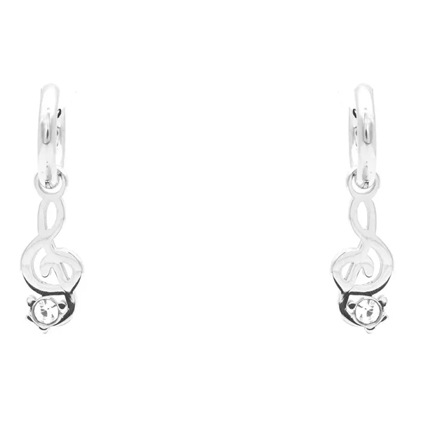 Orecchini Donna Chiave di Violino Silver FJ-10015