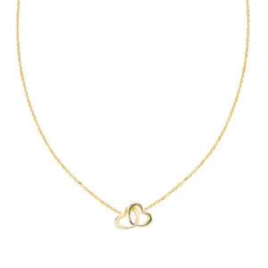 Collana Donna Amen Cuori Intrecciati Rif. CLCUCUG3