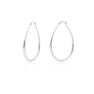 Orecchini a goccia grandi in bronzo argentato Unoaerre 1774