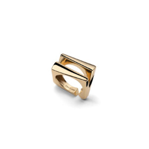 Anello design dorato Unoaerre 2758