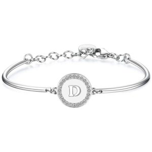 Bracciale brosway chakra - lettera "D" - BHK127