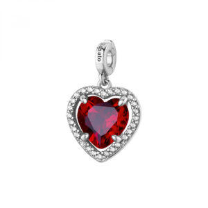 Charm Cuore Donna Rosato Gioielli Storie RZLE088R