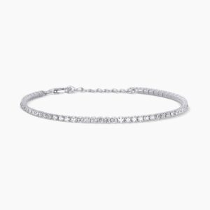 Bracciale Mabina tennis in argento con zirconi piccoli 533283