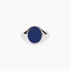 Anello Uomo Mabina in argento ovale in argento e lapis 523497