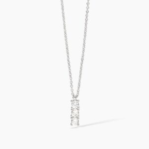 Girocollo Mabina in argento con zirconi bianchi 553643