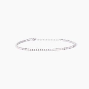 Bracciale Mabina tennis in argento con zirconi 533957