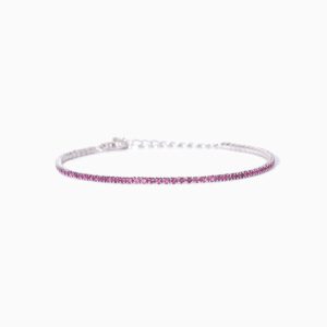 Bracciale Mabina tennis in argento con tormalina sintetica 533961