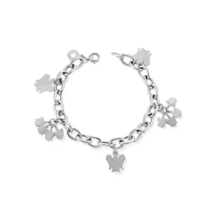 Bracciale con Angeli in Argento Roberto Giannotti GIA123