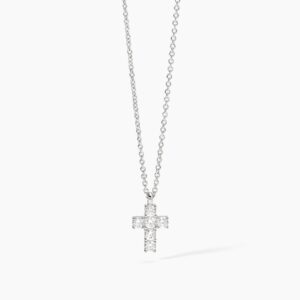 Girocollo Mabina da donna in argento con croce 553658