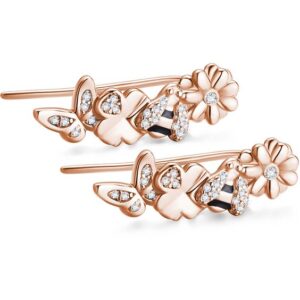 Orecchini Rosato Donna in Argento Cubic Zirconia RZGA22