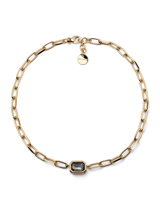 Collana catena Joya cristallo grigio Unoaerre 2832