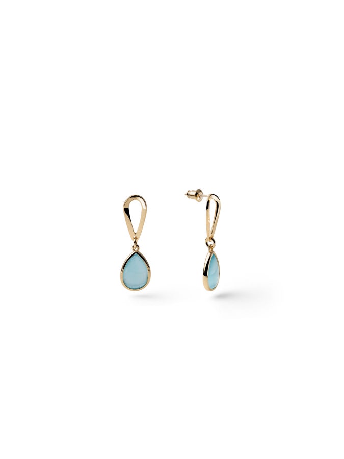 Orecchini Joya goccia azzurra Unoaerre 2841