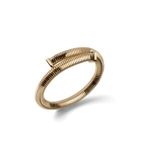Bracciale Tubogas contrarié dorato Unoaerre 2847