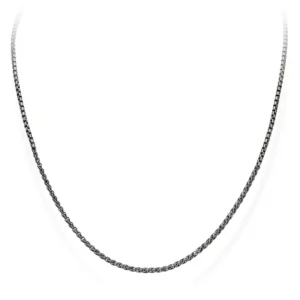 Collana Catena Amen Box e Zirconi Neri SKU: CLURECANN