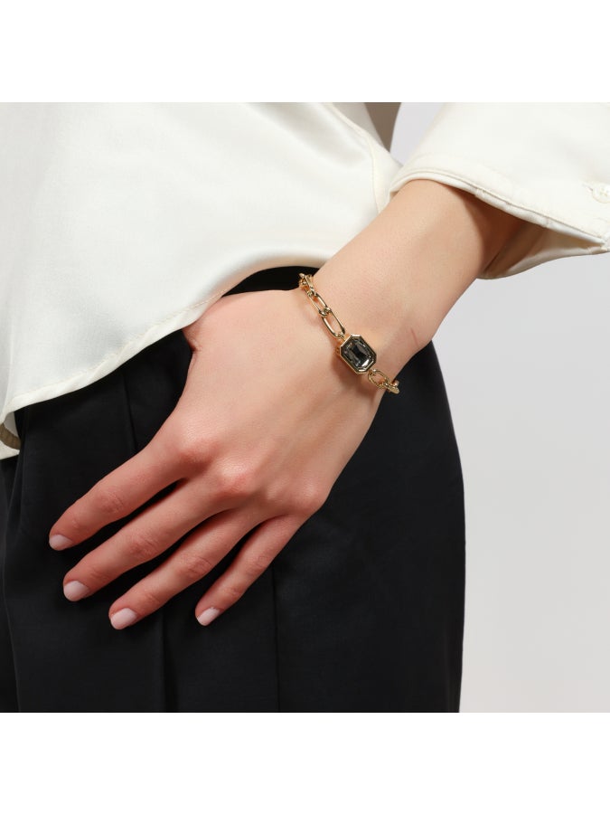 Bracciale Joya catena e cristallo grigio Unoaerre 2823 - immagine 3