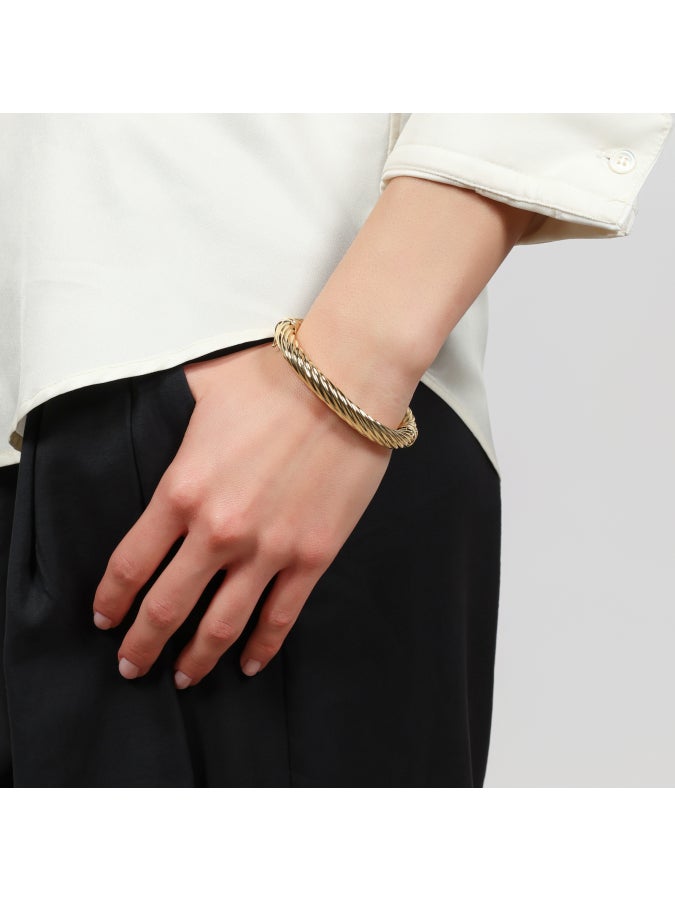 Bracciale torchon dorato Unoaerre 2795 - immagine 4