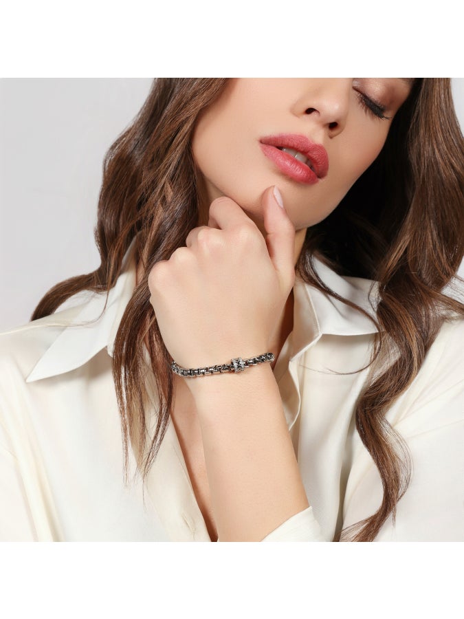 Bracciale veneziana argentato Unoaerre 2803 - immagine 2