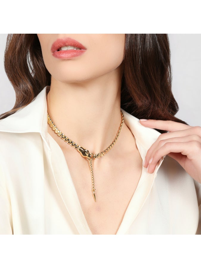 Collana con testa di serpente Unoaerre 2860 - immagine 3