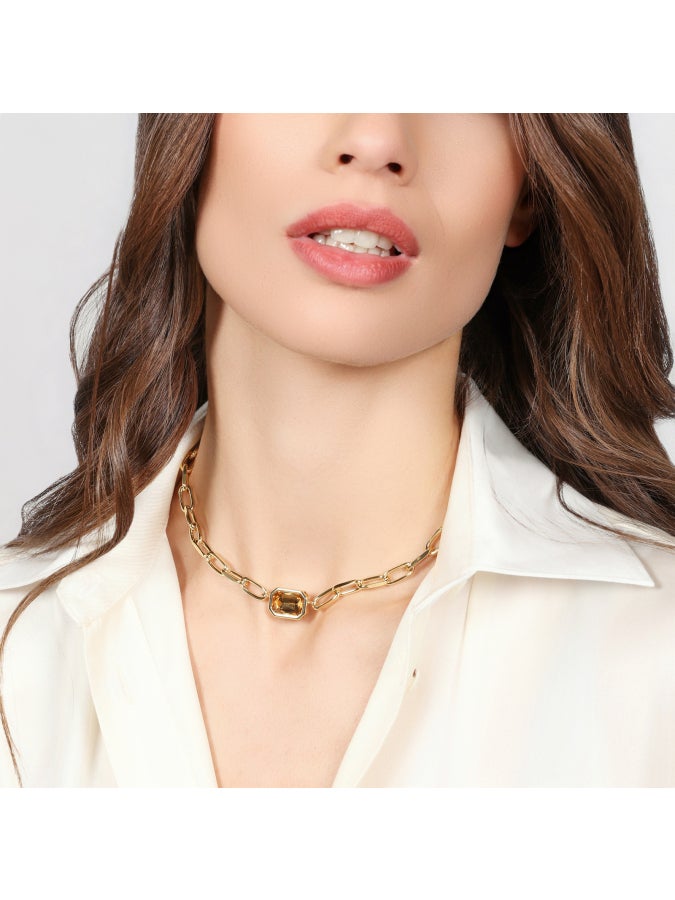 Collana catena Joya cristallo giallo Unoaerre 2831 - immagine 3