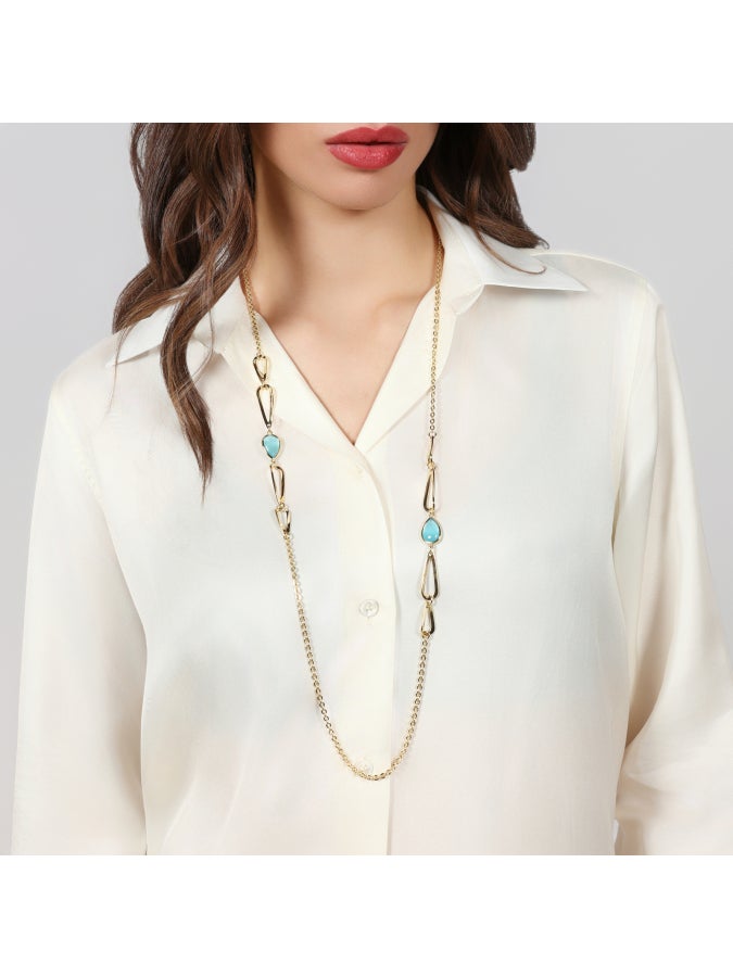 Collana Joya goccia azzurra Unoaerre 2834 - immagine 2