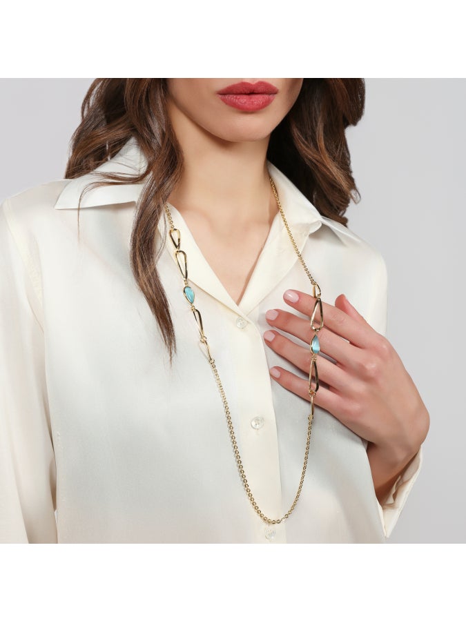 Collana Joya goccia azzurra Unoaerre 2834 - immagine 4