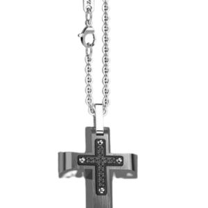 Collana Zancan Uomo Hi Teck in Acciaio EHC232