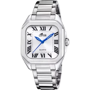 Orologio  Unisex Square Series Bianco con Bracciale in Acciaio 18967/1
