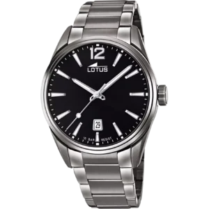 Orologio da Uomo Lotus Chrono con Bracciale in Acciaio Inossidabile Nero 18684/3