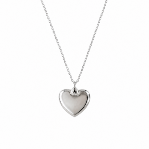 Collana Cuore Incidibile in Acciaio 1014